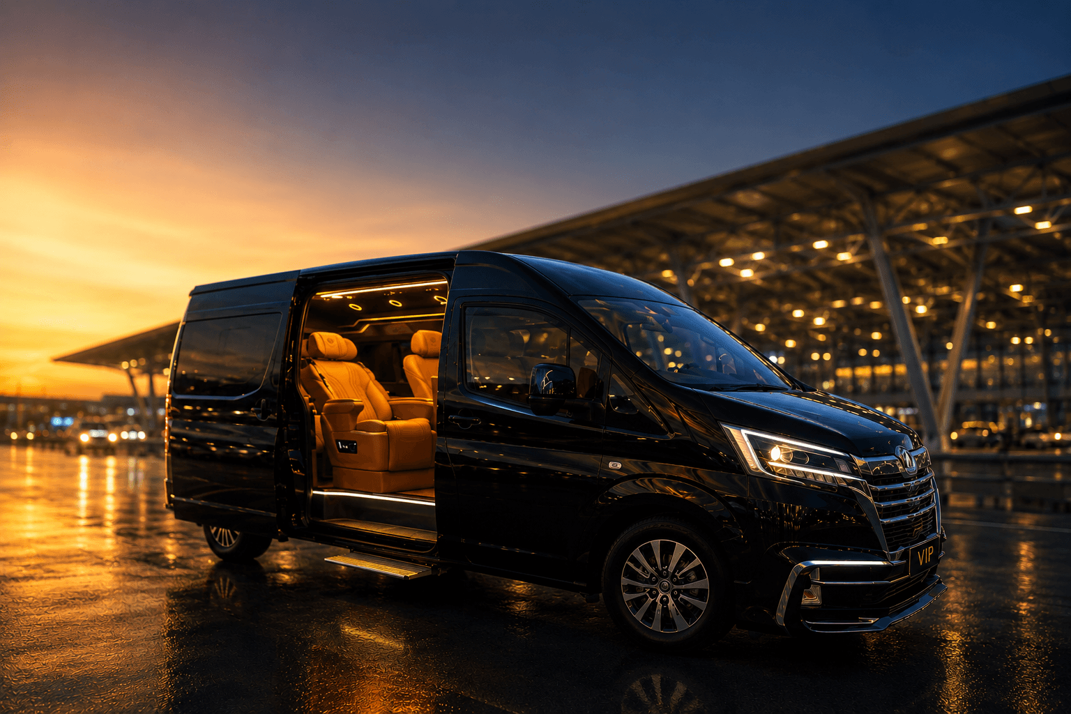 Luxury Van transfer vehicle